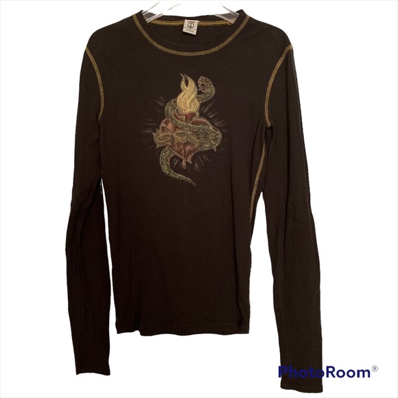 Lucky Brand Tops - LUCKY BRAND GRAPHIC LONG-SLEEVE TEE